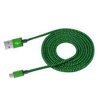 Câble USB en nylon pour charge rapide, livraison directe d'usine, câble micro USB pour chargeur de téléphone portable