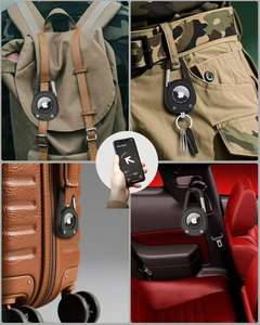 カーバッグキッズ用<span class=keywords><strong>GPS</strong></span>耐久性のあるAirTagキーチェーンケース防水アップルトラッカー屋外カラビナーホルダー - Product Image 6