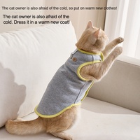 Ropa para Mascotas, Chaleco de Forro Polar Informal y Cómodo para Perros y Gatos, Transpirable, de Secado Rápido, para Todas las Estaciones, sin Estampado, Hecho en China