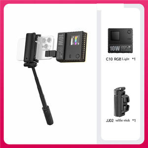 <span class=keywords><strong>Ulanzi</strong></span> ไฟเติม LED C10RGB มินิ10W อุณหภูมิสี1800K-9000K สำหรับไลฟ์วิดีโอและการถ่ายภาพ (ใช้แบตเตอรี่30g) - Product Image 5