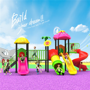P1 0232 nhà máy trực tiếp bán buôn playschool vườn trẻ em trượt với Swing - Product Image 3
