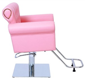 Fauteuil de Barbier Hydraulique Capitonnée avec <span class=keywords><strong>Strass</strong></span>, Accoudoir Vintage à Clous, <span class=keywords><strong>Chaise</strong></span> de Coiffure et de Coupe pour Salon de Beauté et Coiffure - Product Image 3