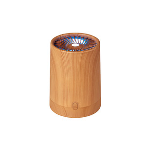 Mini Cylinder Wood Grain Essential Oil <strong>Diffuser</strong> Portable USB Cool Mist Humidifier for Office Desktop Car Cup Holder - Product Image 6