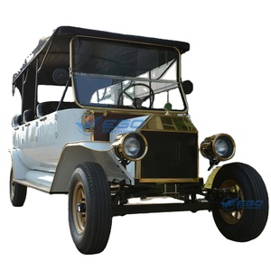 Voiture électrique classique de qualité supérieure, véhicule d'époque pour voyages et visites touristiques, voitures rétro antiques - Product Image 1