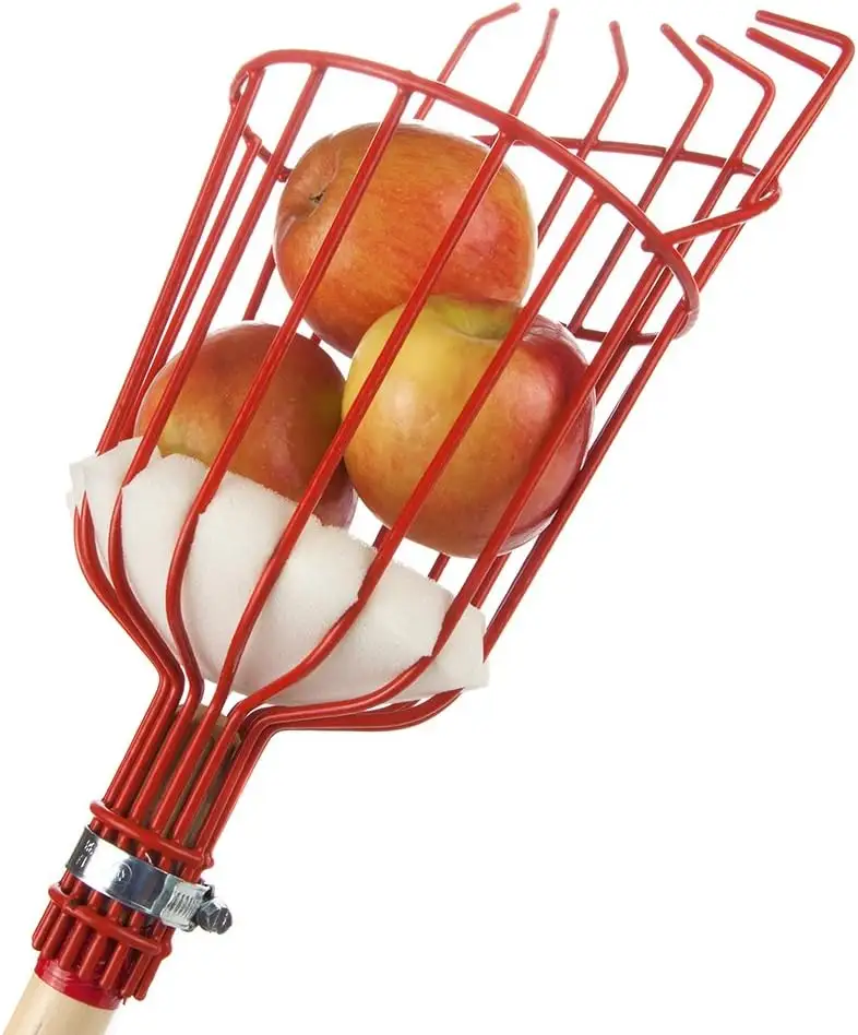 Có thể điều chỉnh trái cây Catcher công cụ cho Apple xoài Pear Orange Avocado Lemon citrus Tree picker trái cây picker Pole với giỏ