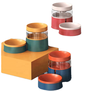 Cuenco de agua antideslizante automático para comida de mascotas, cuenco para mascotas de llenado automático Multicolor 2 en 1, cuenco para perros para alimentador de mascotas - Product Image 2