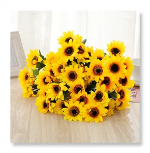 New design artificial wedding decoration sunflower