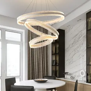 Modern LED yatak odası oturma odası avize yemek odası otel kristal avize daire banyo merkezi altın ışık