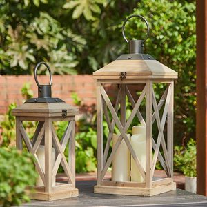 <strong>Lanterns</strong> Wedding Bamboo Wood Decorative Candle <strong>Lantern</strong> Vintage <strong>Hanging</strong> <strong>Lantern</strong> For Halloween <strong>Christmas</strong> - Product Image 2