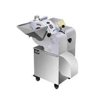 YYHB Professionele PLC-gestuurde multifunctionele snijmachine voor wortelgewassen, commercieel gebruik, roestvrij staal