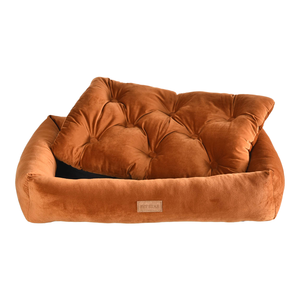 Özelleştirilmiş hizmetler pet aksesuarları ultra yumuşak kısa peluş kumaş lüks köpek yatağı çıkarılabilir kadife köpek yastık - Product Image 5