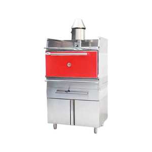 Parrilla de Carbón Estilo <span class=keywords><strong>Argentino</strong></span> Comercial Personalizada, Horno de Barbacoa de Madera para Exteriores de Doble Altura Ajustable y Alta Resistencia - Product Image 2