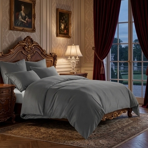Parure <span class=keywords><strong>de</strong></span> lit <span class=keywords><strong>de</strong></span> luxe personnalisée en Lyocell 60S 100% Lyocell <span class=keywords><strong>de</strong></span> bambou et d'eucalyptus, comprenant <span class=keywords><strong>housse</strong></span> <span class=keywords><strong>de</strong></span> <span class=keywords><strong>couette</strong></span> et taies d'oreiller - Product Image 3