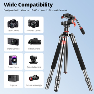 Chân máy ảnh điện thoại di động chuyên nghiệp ngoài trời bằng hợp kim nhôm AMBITFUL GM01KIT GM02KIT kèm túi đựng - Product Image 6