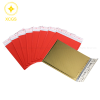 Enveloppes à bulles rembourrées résistantes aux déchirures, personnalisées, écologiques, en noir et rose, avec adhésif puissant, pour l'expédition, en stock OEM