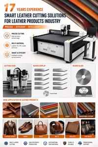 Taglierina CNC a Lama Oscillante <span class=keywords><strong>ad</strong></span> Alta Precisione e Risparmio Energetico con Alimentazione Automatica per l'Industria di Scarpe e Borse - Product Image 2