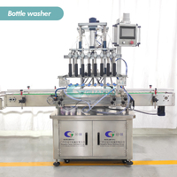 Machine de remplissage de détergent de qualité supérieure Guanyu CE, équipement de bouchage automatique pour bouteilles en plastique, miel, cosmétiques, industrie