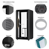 Cabine Acoustique de Studio Vocal, Pod Insonorisé Portable pour Bureau, Salle Silencieuse, Cabine Insonorisée, Pods Acoustiques