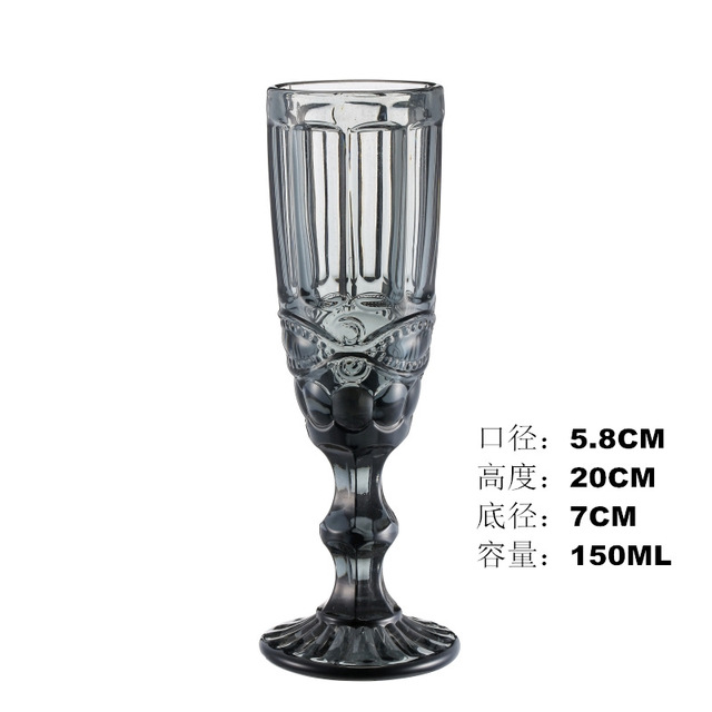 soda lime machine blowed colorful glasses special designed champagne glass cup