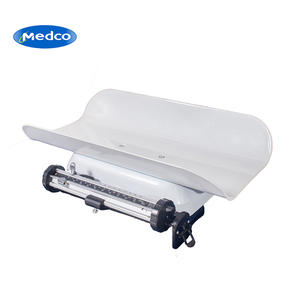 เครื่องชั่งน้ำหนักเด็กพร้อมวัดส่วนสูง เครื่องชั่งน้ำหนักดิจิตอลสำหรับทารก สีขาว รูปทรงสี่เหลี่ยมผืนผ้า ใช้พลังงานจากแบตเตอรี่ รุ่น MK07-196B - Product Image 3