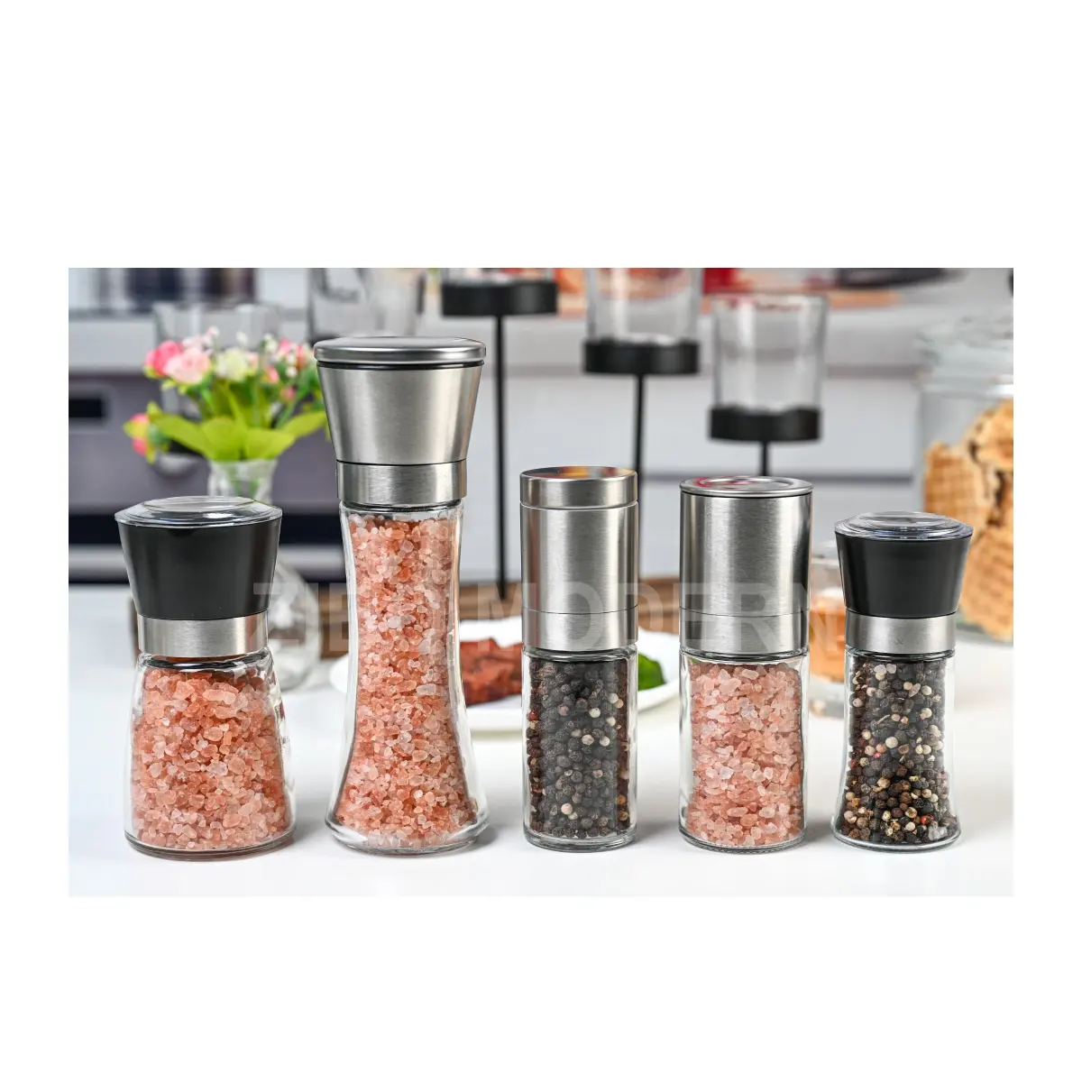 Commercio all'ingrosso di Alta Qualità In Acciaio Inox <span class=keywords><strong>Pepe</strong></span> Herb Sale Spice Mill Grinder, herb/Piccante Grinder/Macina Sale, <span class=keywords><strong>Pepe</strong></span> Mulino