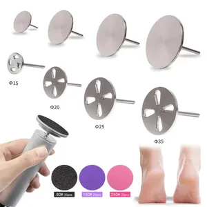 15/20/25/35MM Replaceable Sandpaper Disc for Foot Dead Skin Calluse Remove Cuticle Files Foot Electric Rotating <b>Pedicure</b> <b>Tools</b> - Product Image 1