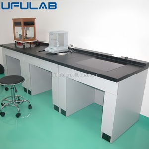 Table <span class=keywords><strong>de</strong></span> balance en acier laminé à froid <span class=keywords><strong>de</strong></span> classe cent mille, design industriel avec plateau en marbre pour hôpital, laboratoire, entrepôt - Product Image 2