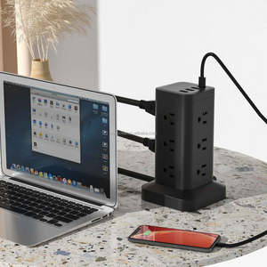 Mỹ điện dải tháp mở rộng chì, bảo vệ tăng đa cắm điện dải chuyển trạm sạc với 4 USB - Product Image 6