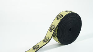 Sangle en nylon épaisse Aoya personnalisée, tissée, gaufrée, jacquard, à motif OFF, avec logo, pour collier de chien, bagages, sac à dos - Product Image 3