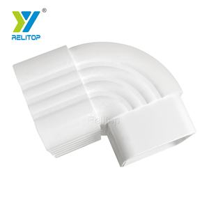 RELITOP <span class=keywords><strong>Gouttière</strong></span> en <span class=keywords><strong>PVC</strong></span> Système de drainage de toit <span class=keywords><strong>Gouttière</strong></span> tuyau de descente 90 <span class=keywords><strong>Coude</strong></span> positif/<span class=keywords><strong>coude</strong></span> latéral Gouttières en plastique - Product Image 5