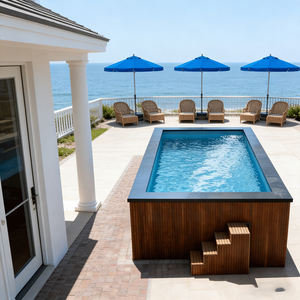 Kit de piscine en fibre de verre personnalisable pour votre jardin, protection UV incluse pour un plaisir écologique à long terme - Product Image 5