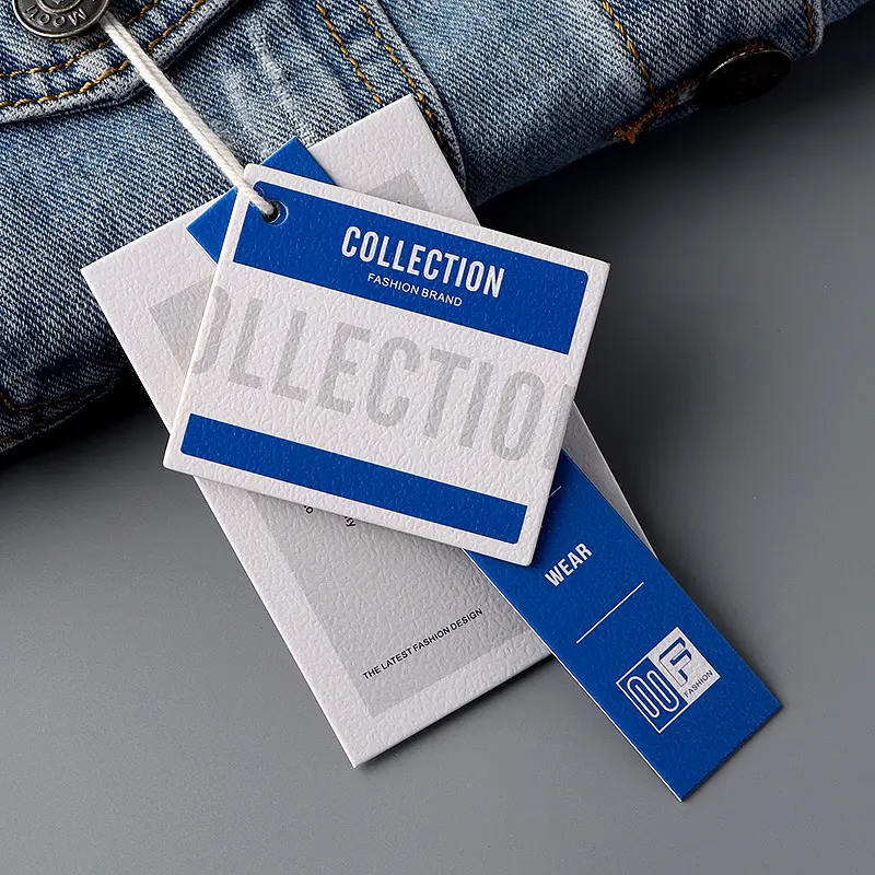 Custom Printed Price Tag Eco-friendly Paper Hang Tag Stickers for Clothes