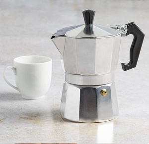 Set pour préparer le café mokapot, poêle à induction de haute qualité, en aluminium, mocha espresso, 3 pièces - Product Image 3