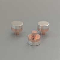 Bimetal AgW Ag/Cu Contacto de plata Remachado Punto de contacto esférico Material de contactos eléctricos de alta calidad