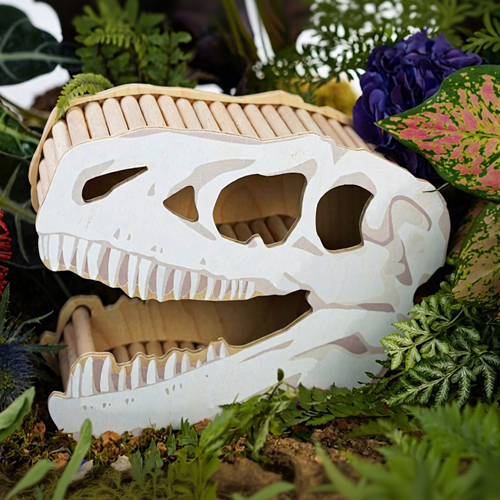 Crâne vert/Tyrannosaure rex
