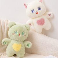 Usine chinoise, vente en gros, animaux en peluche de haute qualité, chat, chien, colorés, 38 cm, jouets en peluche doux et confortables, coton PP