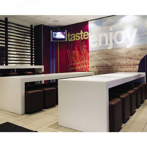 Muebles Modernos de Piedra Artificial para Restaurante McDonald's, Mostrador de Bar, Mesa de Comedor y Cabina - Product Image 1
