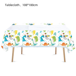 Dessin animé <span class=keywords><strong>dinosaure</strong></span> fête d'anniversaire pour enfants vaisselle plateau en <span class=keywords><strong>papier</strong></span> tasse <span class=keywords><strong>serviette</strong></span> en <span class=keywords><strong>papier</strong></span> nappe décoration fête et fournitures de vacances - Product Image 3