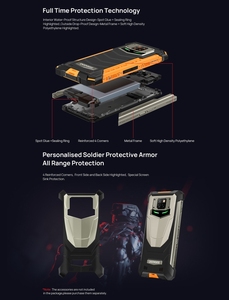 โทรศัพท์มือถือรุ่นใหม่ <span class=keywords><strong>DOOGEE</strong></span> <span class=keywords><strong>S88</strong></span> <span class=keywords><strong>Plus</strong></span> โทรศัพท์มือถือที่ทนทาน ความจุ 8GB+128GB ชาร์จไร้สาย สีส้ม ระบบปฏิบัติการ Android 10.0 - Product Image 3