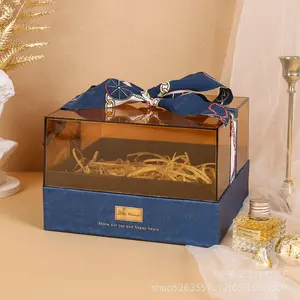 Luxus Acryl Geburtstags feier Geschenk verpackung Favor Box Brautjungfer Vorschlag Hochzeit Favor Box