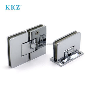 KKZ GH italia lucido specchio cromato in ottone può regolazione angolare di 90 gradi vetro per montaggio a parete porta doccia <span class=keywords><strong>cerniera</strong></span> a <span class=keywords><strong>scatto</strong></span> - Product Image 5