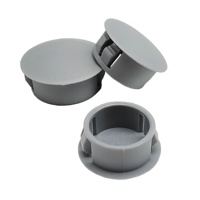 Bouchons de trou en plastique de 30 mm, ronds, pour meubles, en nylon, à encliquetage, couvercles en plastique