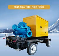 Pompe à eau industrielle à double aspiration à moteur CC haute pression 360-612m³/h 75kW pour les travaux d'agrandissement des conduites d'eau, l'exploitation minière et la lutte contre les incendies