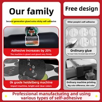 Étiquette adhésive transparente en PVC imprimée UV avec code QR, logo publicitaire, code QR pour l'étiquetage, production d'autocollants de marque