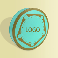 Boîte de rangement ronde en fer blanc personnalisable avec logo pour emballage de bonbons, chocolats, gâteaux et biscuits – Direct Usine
