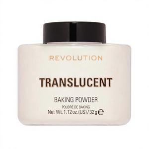 Polvos Fijadores de Maquillaje <span class=keywords><strong>Revolution</strong></span> Loose Baking Powder, Cobertura Duradera, Matea, Reduce el Brillo, Translúcido, para Todo Tipo de Piel - Product Image 1