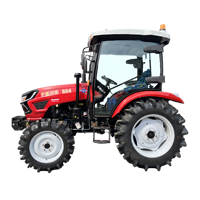Tracteur agricole 4x4 de haute qualité 50HP 60HP 70HP avec moteur et boîte de vitesses pour semis de maïs, riz et légumes
