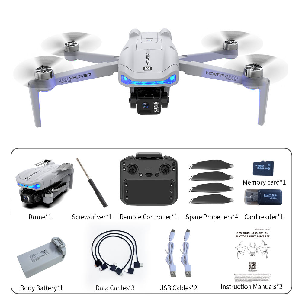 YDJ-D16Pro-Gris claro (sin evitar obstáculos)
