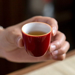 Ceramic <b>Teacup</b> Set Thin Wall White Porcelain Tasting Cup Heat Resistant Gift Occasion - Product Image 3
