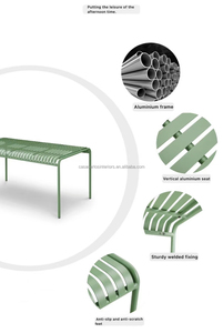 Juego de mesa y sillas de aluminio para exteriores - Product Image 4